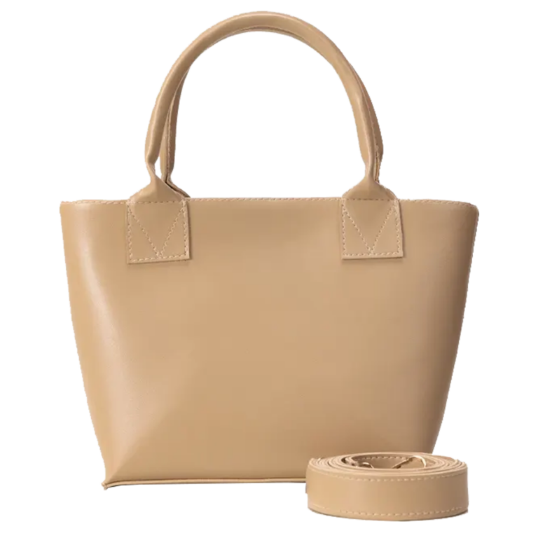 Ecohg Beige Minimalist Classic Handbag
