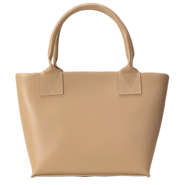 Ecohg Beige Minimalist Classic Handbag