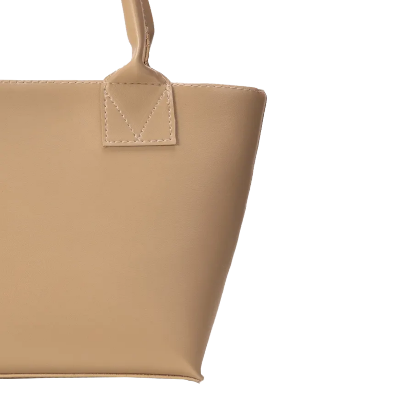 Ecohg Beige Minimalist Classic Handbag