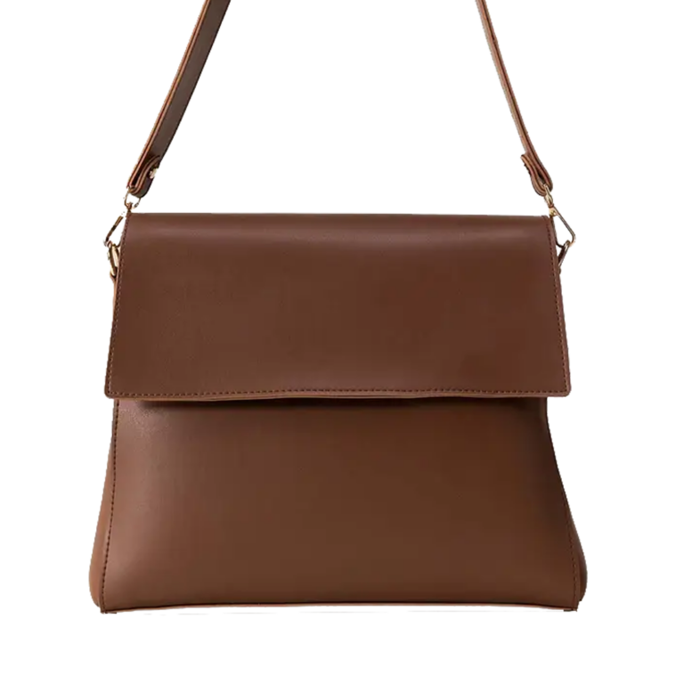Ecohg Elegant Brown Shoulder Bag